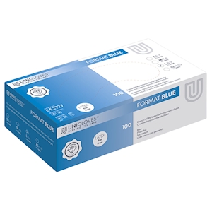Nitril-Handschuhe blau