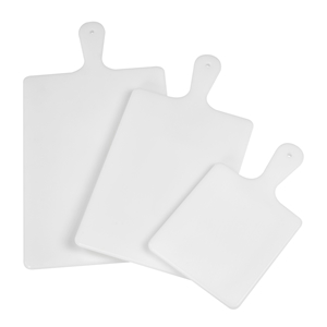 Schneidplatten PE-HD, weiss – drei Grössen