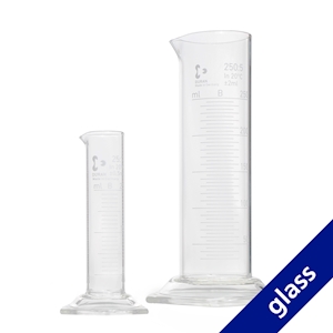 Messzylinder tief 10 ml Borosilikatglas
